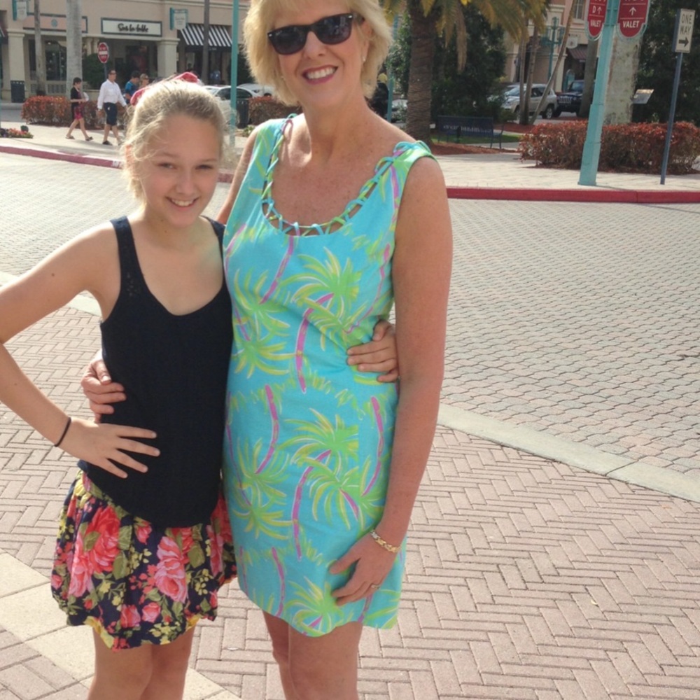 Lilly Pulitzer dress palm tree print - Picture 2 of 8